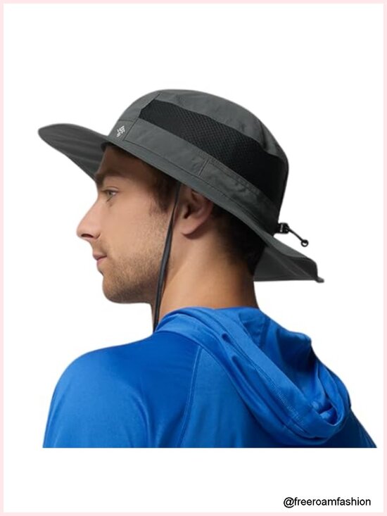 Sun Protection Hat with UPF 50 and Wide Brim main image 4